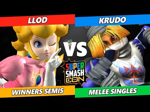 SSC 2022 Winners Semis - lloD (Peach) Vs. Krudo (Sheik) Smash Melee Tournament