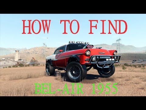 NFS PAYBACK-Derelist Guide-55 Bel Air missing parts location- How to build a BEL AIR1955