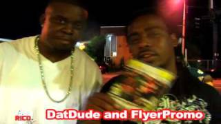 Flyer Promo Now And DATDUDE OUTSIDE TRICK DADDY CD RELEASE PARTY