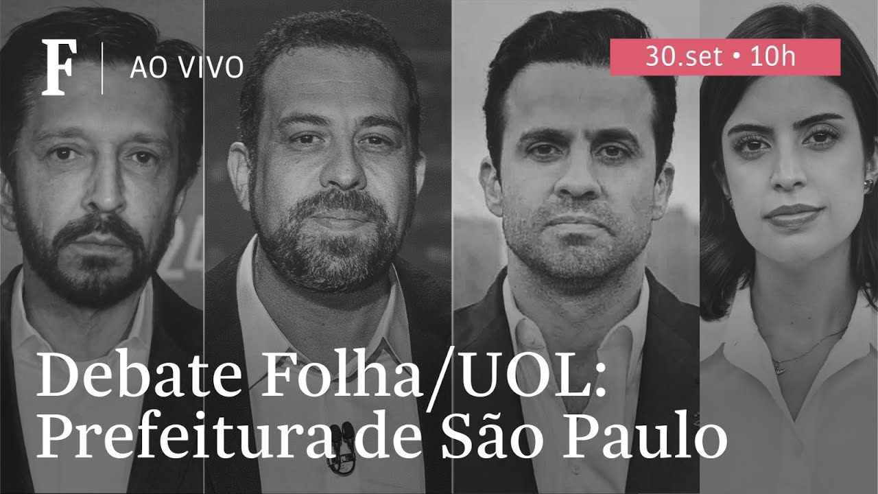 Veja debate Folha/UOL com candidatos a prefeito de São Paulo