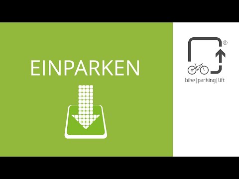 Système mécanique de stationnement vertical pour vélos avec assistance 