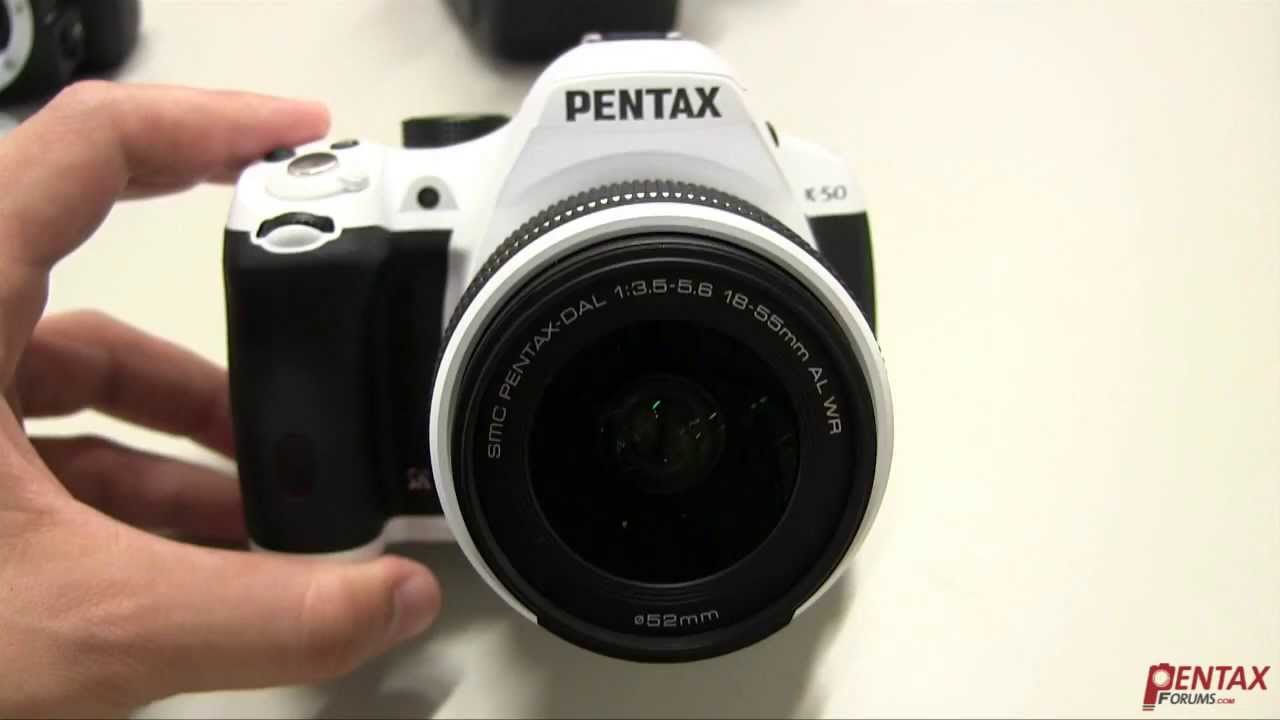 Зеркальный фотоаппарат Pentax K-50 body красный