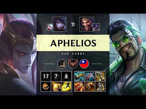 Aphelios ADC vs Draven: Quadra Kill, Dominating - TW Grandmaster Patch 14.24