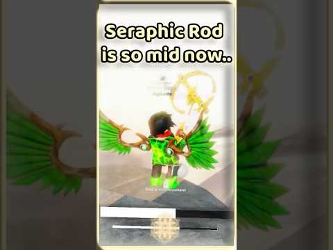 i got the seraphic rod after the nerf..😢 #fisch #roblox #robloxshorts