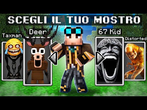 MI TRASFORMO NEI MOSTRI per SPAVENTARE i MIEI AMICI!! SCHERZO su Minecraft VANILLA!!