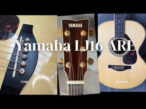 Yamaha LJ16 Medium Jumbo Acoustic Guitar - Natural image 20
