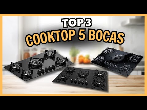 Top 3 COOKTOPS 5 BOCAS 2024. Qual Fogão Cooktop com Melhor Custo Benefício?