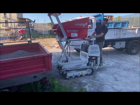 MOTOCARRIOLA CINGOLATA ROTAIR RAMPICAR R 70 AE SCARICO ALTO Hi-Tip cm 138 - NUOVA da GIORDANO CAIRO