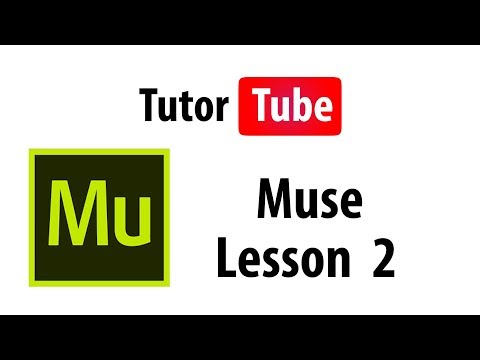Muse Tutorial Lesson 1 Muse Interface and Type of Website Choices