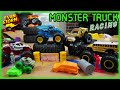 Monster Trucks DIY Cardboard Box Race Track Brother Vs Sister
