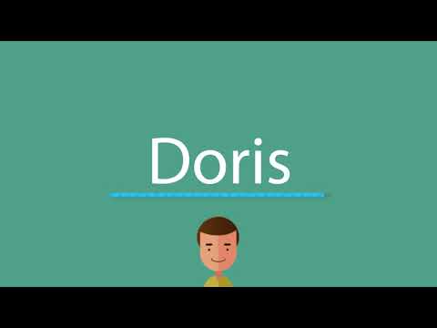 Doris pronunciation