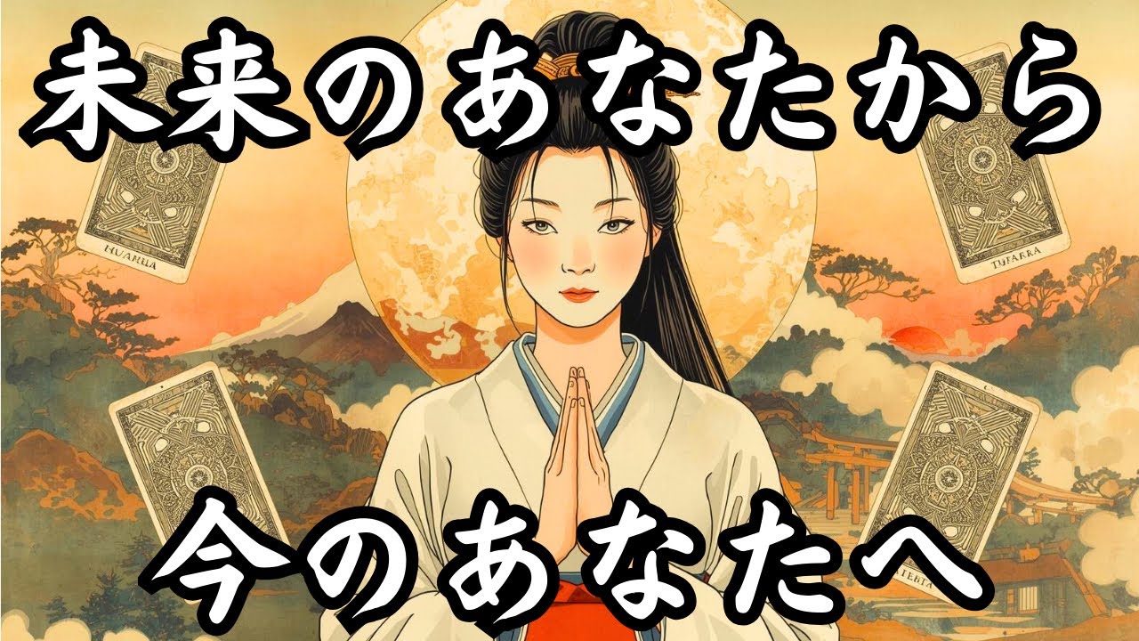 【忖度なし⚠️】未来のあなたから今のあなたへ／タロット占い🔮
