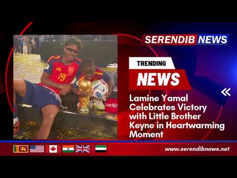 Lamine Yamal Celebrates Victory with Little Brother Keyne in Heartwarming Moment