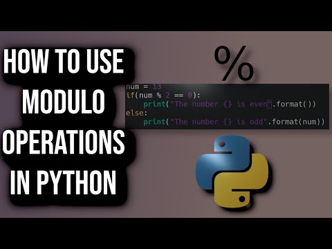 How To Use Modulo Operations In Python