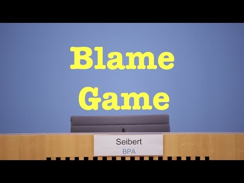 Blame Game - Komplette Bundespressekonferenz vom 29. April 2016