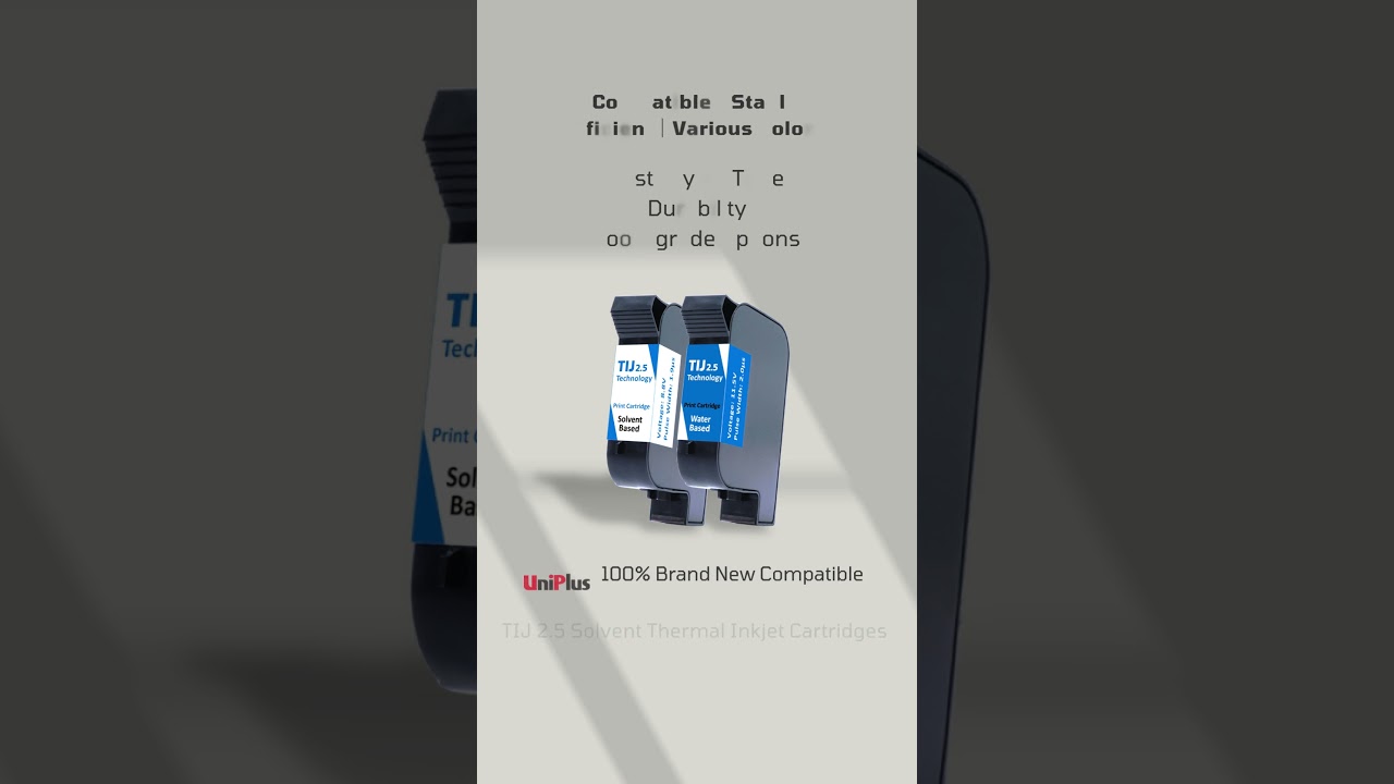 UniPlus Technology Corporation - TIJ 2.5 industrial Ink cartridges
