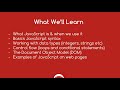 JavaScript Tutorial For Beginners 01 Introduction