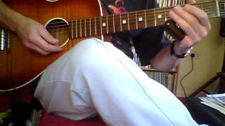Vigilante Man - Ry Cooder cover on Harmony Regal parlour guitar
