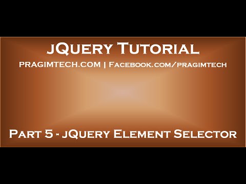 jQuery Element Selector