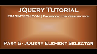 jQuery Element Selector