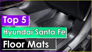 Top 5 Best Hyundai Santa Fe Floor Mats (100% Fitment)||Alex Smith #hyundaisantafe #floormats #carmat