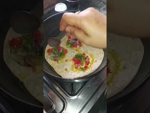 left over chapati  roll recipe... #shorts... plz like , share & subscribe...
