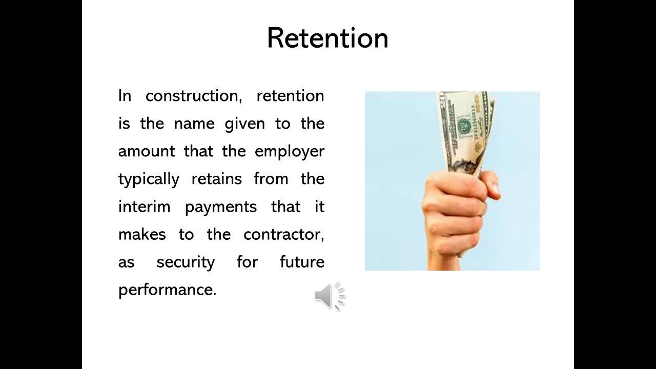 Payment in construction contracts        overview