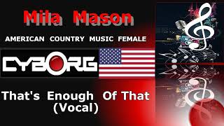 FUAS - Mila Mason - That's Enough Of That KARAOKE MULTIPLEX AMERICAN COUNTRY FEMALE