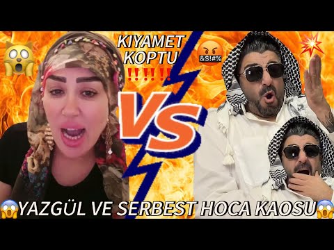 YAZGÜL KARAKAŞ AND SERBEST HOCA FIGHT! LAST MINUTE CHAOS ON TIKTOK LIVE STREAM! #yazgül #serbesthoca
