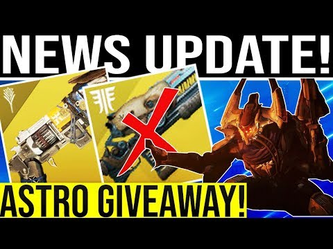 Destiny 2 NEWS! Hotfix, Fall DLC, Lord of Wolves Removal, Free Cross Save(?) Astro A50/A40 Giveaway! Video