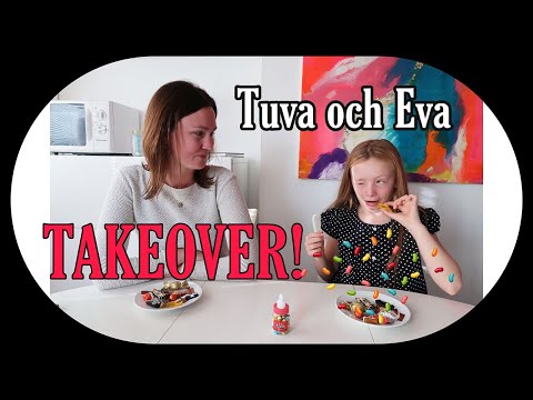 Tuva och Eva testar godis! | TAKEOVER