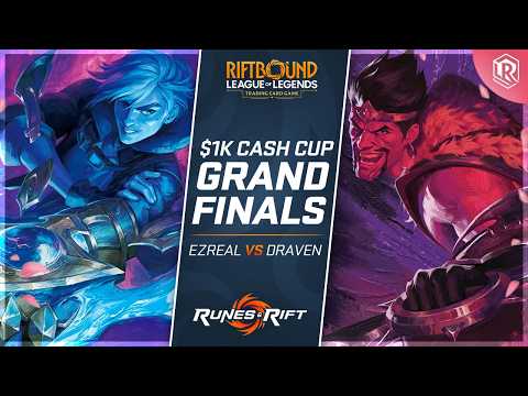 🏆 GRAND FINALS - Ezreal vs Draven | $1K Riftbound Tournament