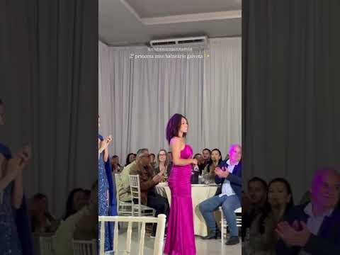 Segunda Princesa 👸🏻 Vitória Luiz Balneário Gaivota SC.Vestido Linda Mulher 💫 Sombrio SC