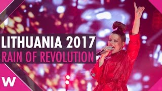 REACTION: Lithuania's Fusedmarc to sing "Rain of Revolution" at Eurovision 2017