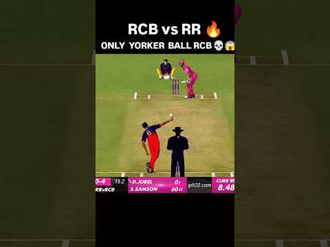 Unbelievable Yorker Delivery In RCB Bowlers IPL 2025 😱 Game Changer 5 #rcbvsrr #ipl2025 #shorts