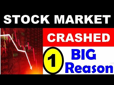 STOCK MARKET CRASHED Only 1 BIG REASON⚫ Why SENSEX NIFTY DOWN TODAY⚫WHY STOCK MARKET FALL TODAY⚫SMKC