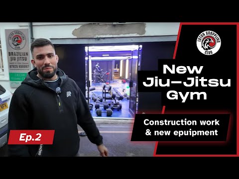 New JiuJitsu Gym! Construction | Mikael Rhaillander | LGC Vlog 2