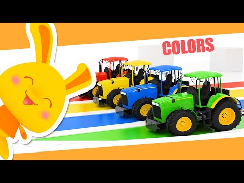 NEW! Learn the colors with Tractors! | Titounis