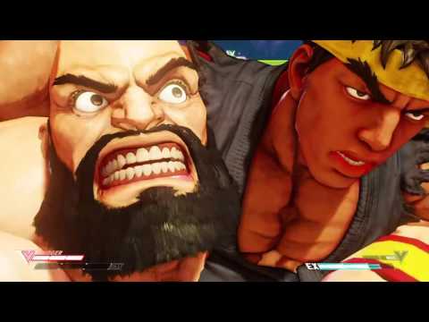 STREET FIGHTER V BETA SCORPYN702 (Ryu) VS pMoney (Zangief)