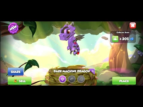 Hatching Dark Machine Dragon | #Dragon amania Legends