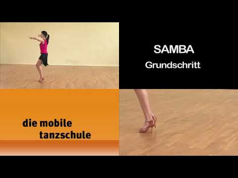 Samba: Grundschritt (beginners level)