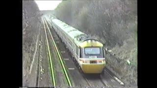 preview picture of video 'Trains In The 1980's   Rushton, February 1989'