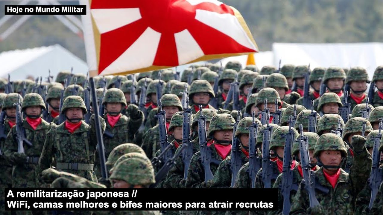 A remilitarização japonesa – WiFi, camas melhores e bifes maiores para atrair recrutas