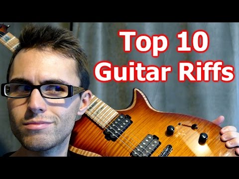 Top 10 Greatest Guitar Riffs... Played Backwards! Video