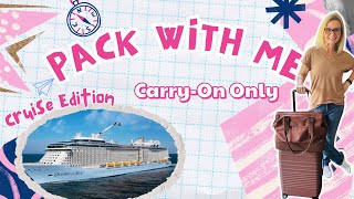 Packing for a Cruise in a Carry-On Only?! Watch Me Do It 😅🧳