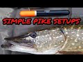 Pike Fishing Basics - Float Ledger and Running Ledger Rigs