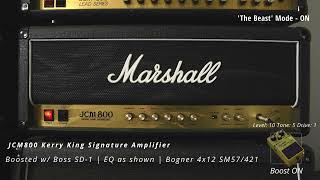 Video thumbnail for Marshall JCM800KK - Kerry King Signature Head Playthrough #JCM800 #JCM800KK #marshall by The Tone Zone