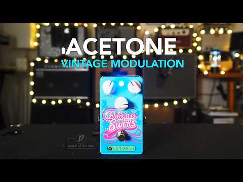 AceTone Electronics CSW-01 California Swirls Vintage Analog Chorus Vibrato *LIKE NEW* image 2
