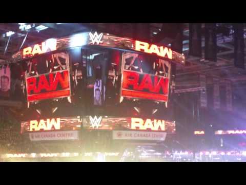 WWE Raw 11/21/16 Intro after Survivor Series + Goldberg Entrance