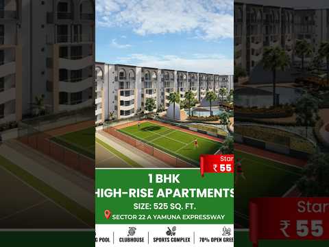 🏢 Nimbus The Palm Village – 1 BHK High-Rise Apartments (13 Floors)Starting at just ₹55 Lakhs! #1bhk
